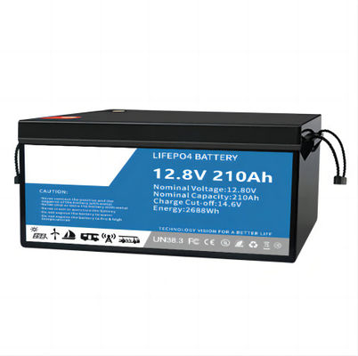 Stabilny praktyczny trójskładnikowy akumulator litowo-jonowy Deep Cycle Recharge 210AH