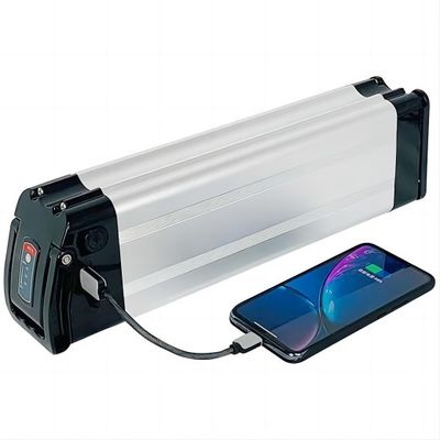Przenośna bateria litowa OEM 18650 do rowerów elektrycznych 36V 15AH540W Plus Sliver Fish Model z Bluetooth do roweru elektrycznego
