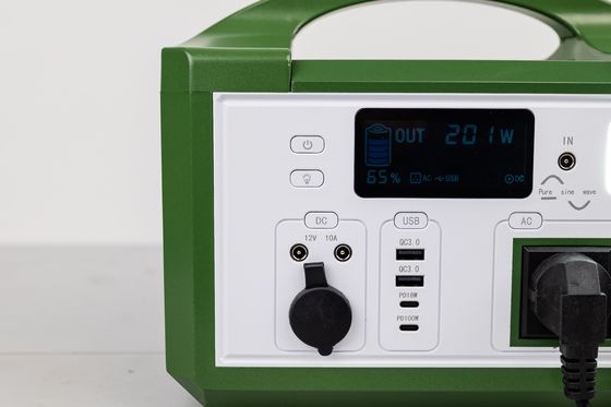 Wysokiej wydajności AC 300W 220V Wyjście Przenośny Generator Słoneczny Ładowalny LifePO4 Akumulator do wycieczek na świeżym powietrzu