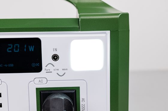 Wysokiej wydajności AC 300W 220V Wyjście Przenośny Generator Słoneczny Ładowalny LifePO4 Akumulator do wycieczek na świeżym powietrzu