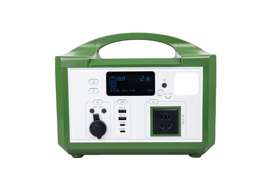 Szybkie ładowanie MPPT Solar Cotroller 600W Power Green Plastic Case Solar Generator For Outdoor Backup System