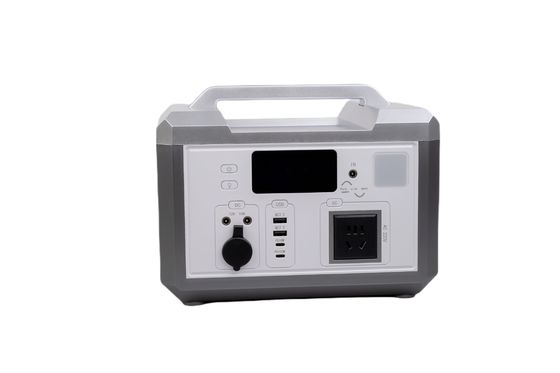 Silver Shell Ultra Output Power 600W EU Adapter Ładowanie Power Bank Z LCD Displays Screen Do kempingu RV na zewnątrz