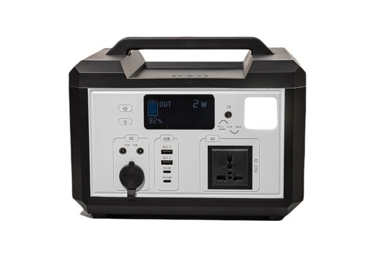 Długa żywotność 220V 50HZ Jednostronne Inwerter Przenośny Generator Elektrownia Z Światłem LED Do Zasilania awaryjnego