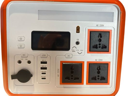 1152WH Ultra Duża pojemność DC12V AC 110V zatwierdzona przez ROHS przenośna elektrownia z panelem słonecznym do zasilania UPS