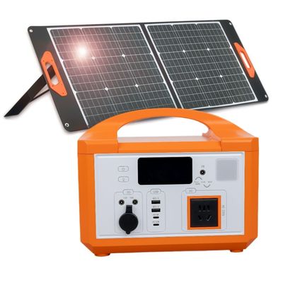 Oszczędność energii, ładowanie cylindryczne LifePO4 Bateria, przenośna elektrownia z panelem słonecznym dla systemu słonecznego poza siecią