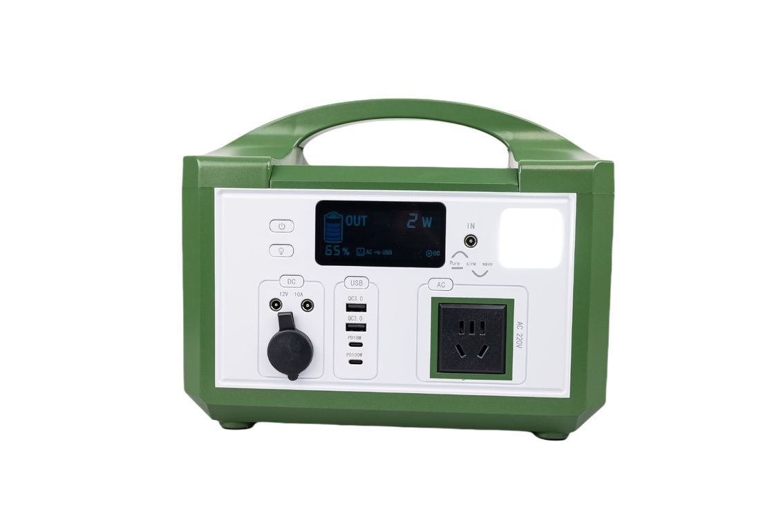 Wysokiej wydajności AC 300W 220V Wyjście Przenośny Generator Słoneczny Ładowalny LifePO4 Akumulator do wycieczek na świeżym powietrzu